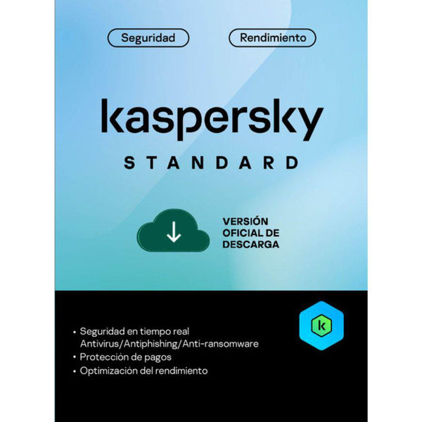 Licenciamiento Antivirus Kaspersky Standard 1 Dispositivo 2 años