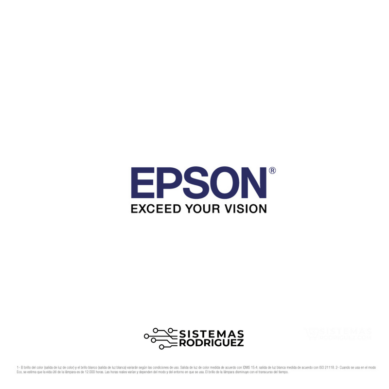 Proyector EPSON PowerLite E20