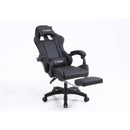 Silla Gamer Nenotech Negra con reposa pies