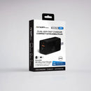 Argom Cargador cubo USB 65W USB dual tipo C + ARG-AC-0125BK