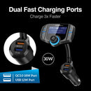 Manos libres para automovil Spectro T4 2 puertos USB de carga rápida