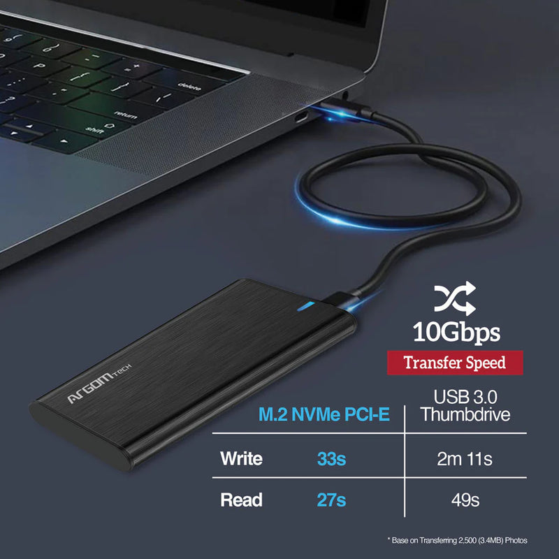 Encapsulador Argom M.2 SSD PCI-E Tipo C