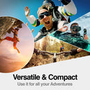 Cámara de acción Epic 85 4k Ultra HD con control Remoto y pantalla dual