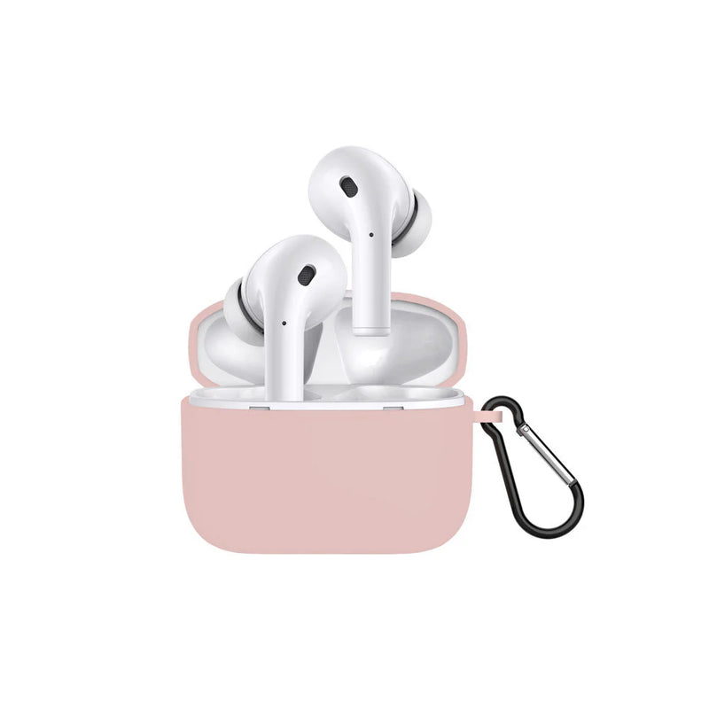 Audífonos Argom SkeiPods E71 Inalámbricos Bluetooth Case Rosado