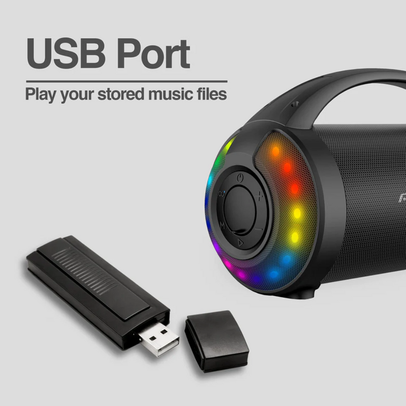 Parlante Argom Radyon Beats 3116BK Portable Bluetooth