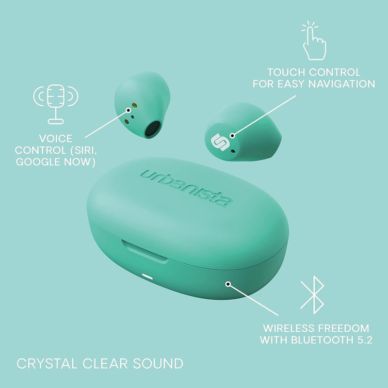 Audífonos Inalámbricos URBANISTA LISBON EARBUDS MINT GREEN