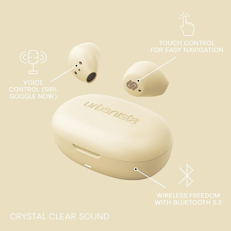 Audífonos Inalámbricos URBANISTA LISBON EARBUDS VANILLA CREAM