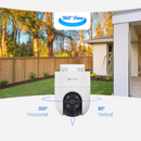 EZVIZ Cámara Exterior Inteligente CS-H8C (1920x1080P) 4MM Visión 360