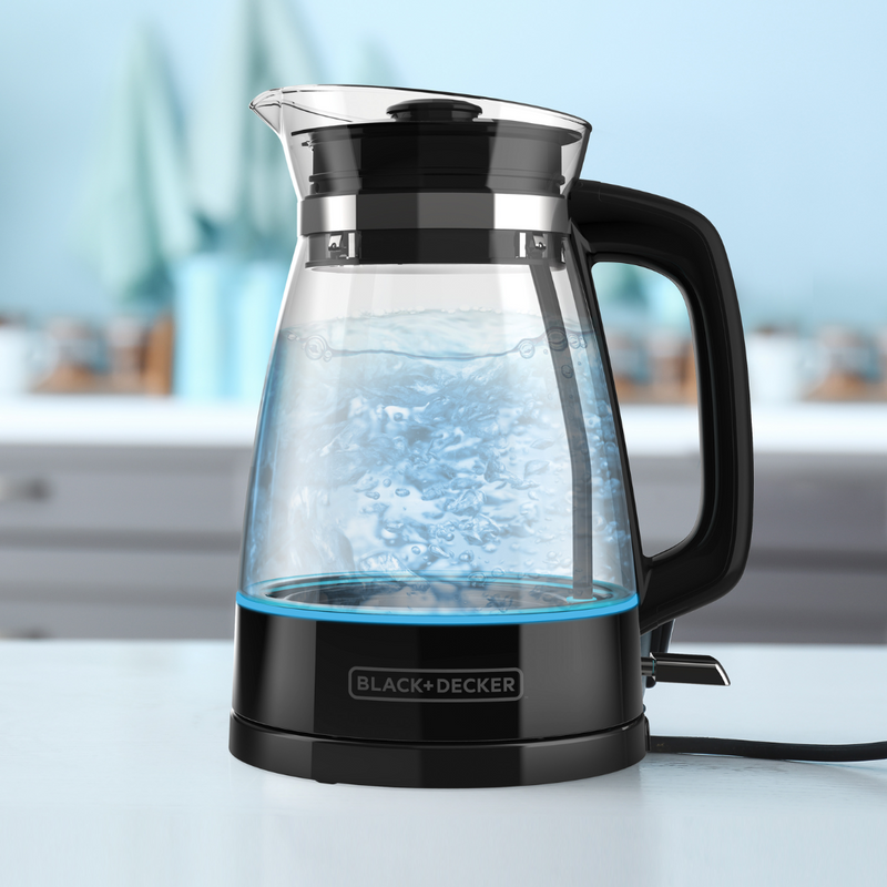 Hervidor de agua artesanal Black + Decker 1.7L KE7000BLA