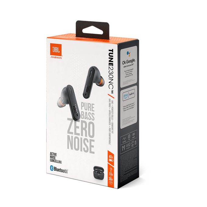 Audífonos JBL TUNE 230NC Negro Inalámbricos Bluetooth Noise Cancelling