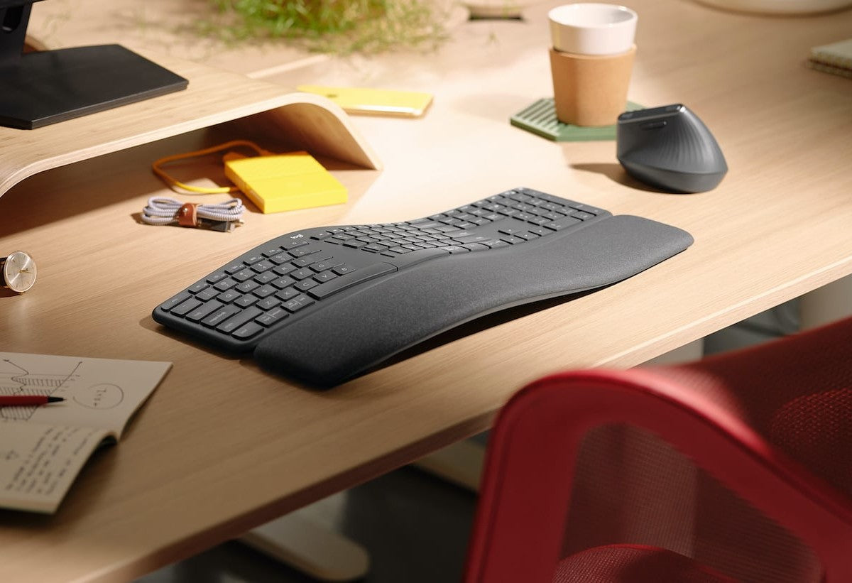 Teclado Logitech Ergonómico Waves Keys