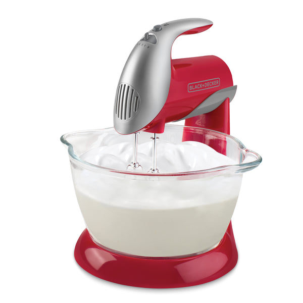 Batidora de pedestal Black & Decker roja MX900R