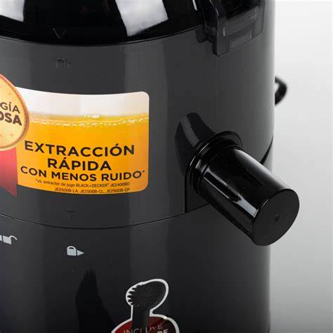 Extractor de jugo Black & Decker JE2500B-LA
