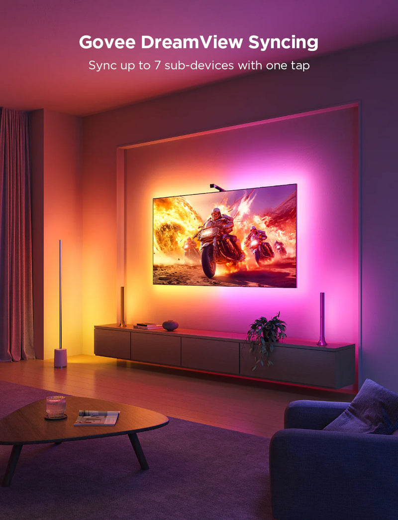 LUCES GOVEE RGBICW ENVISUAL NEON H60991D3 3.6 METROS 55-65¨