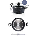 Cacerola con tapa Marmol Negro 24cm Westinghouse