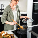 Cacerola con tapa Marmol Negro 24cm Westinghouse