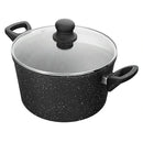 Cacerola con tapa Marmol Negro 28cm Westinghouse