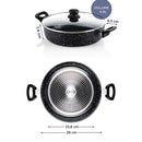 Cacerola con tapa Marmol Negro 28cm Westinghouse
