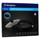 Cacerola con tapa Marmol Negro 32cm Westinghouse