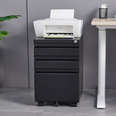 Archivador tipo arturito de 3 gavetas con llave en metal