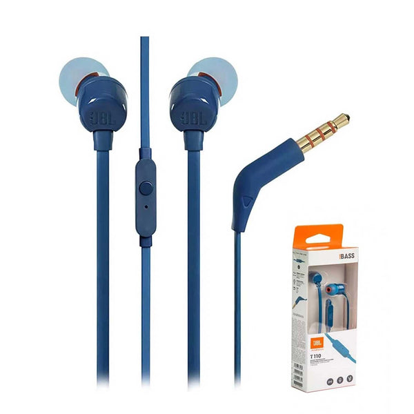 Audífonos JBL TUNE T110 3.5mm Azul