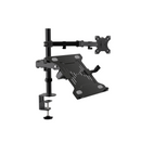 Soporte de brazo para monitor y laptop Klip Xtreme KMM-301