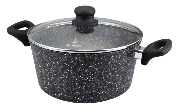 Cacerola con tapa Marmol Negro 24cm Westinghouse