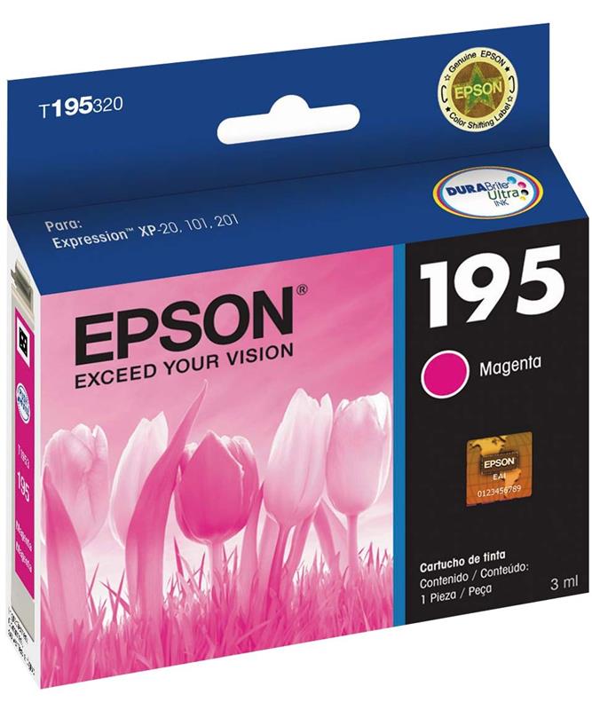 Cartucho de tinta Epson 195 magenta