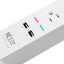 Regleta inteligente Wi-Fi con puertos USB para carga