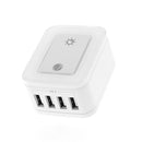 Toma Corriente de Pared con 4 salidas USB Forza FWT-4012USB