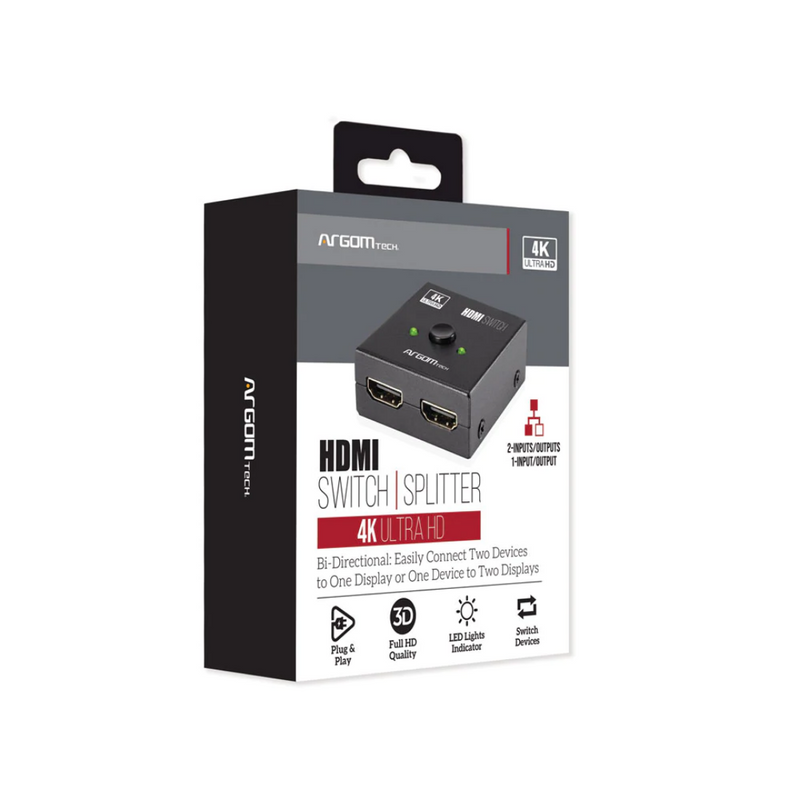 Switch y Splitter Argom 5120 HDMI 4K HD bidireccional