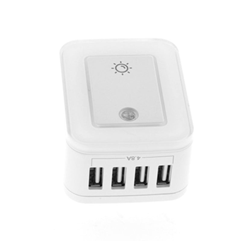 Toma Corriente de Pared con 4 salidas USB Forza FWT-4012USB