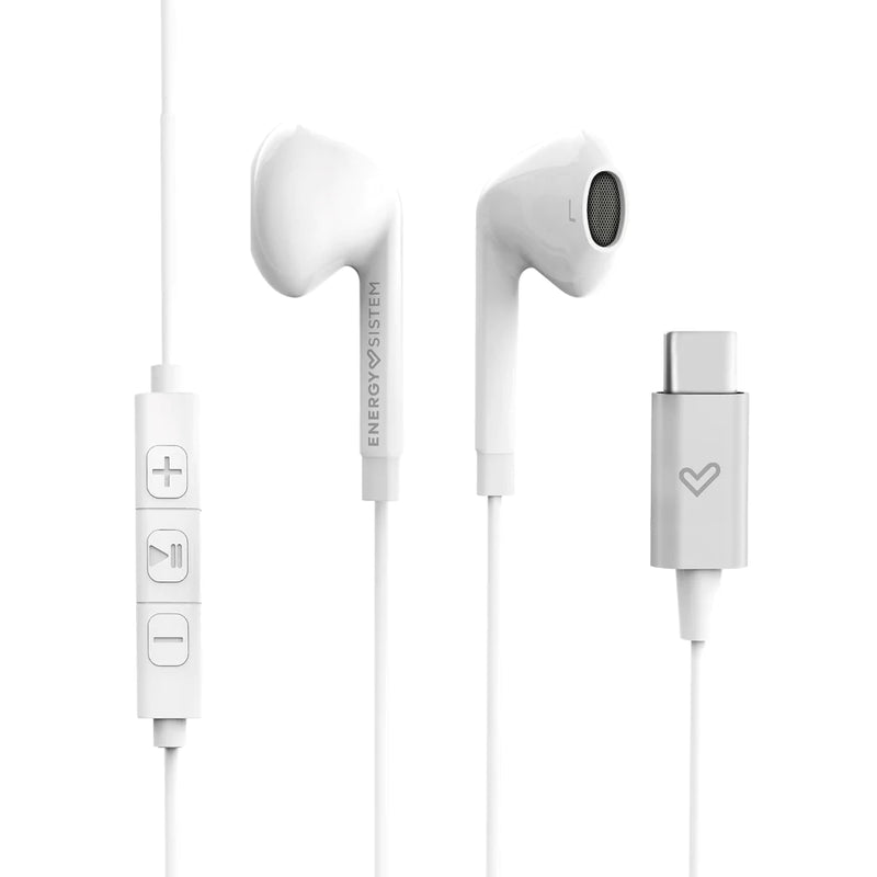Audífonos Energy Sistem Smart 2 Tipo C Blancos