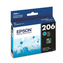 Cartucho Epson 206 cyan