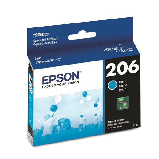 Cartucho Epson 206 cyan