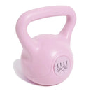 Kettlebell Elle Sport Peso 8kg Rosado