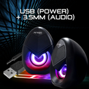 Parlantes Argom Combat Gaming S62 2.0CH