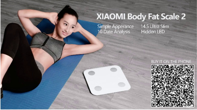 Xiaomi Báscula Inteligente Bluetooth Body Composition Scale 2