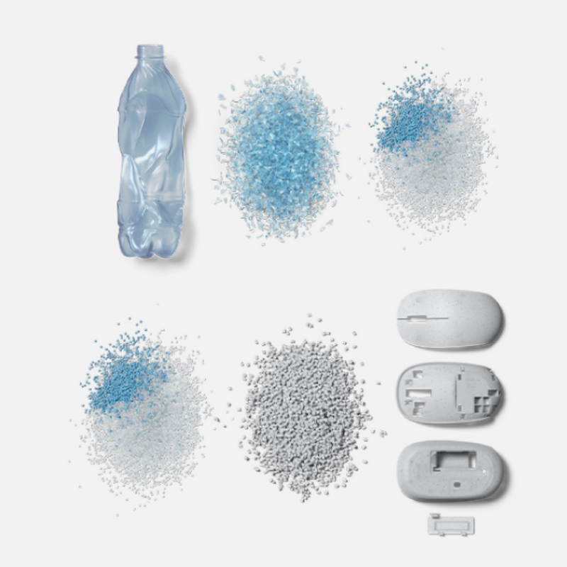 Mouse Microsoft Ocean Plastic Inalámbrico Bluetooth
