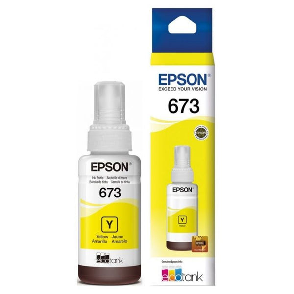 Botella de tinta Epson T673 Amarilla