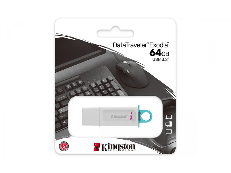Memoria USB Kingston 64GB DataTraveler Exodia