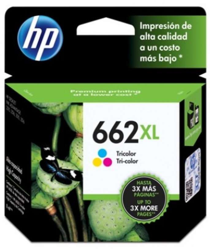 Cartucho HP 662XL Tricolor