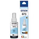 Botella de tinta Epson T673 Cyan Claro