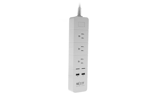 Regleta inteligente Wi-Fi con puertos USB para carga