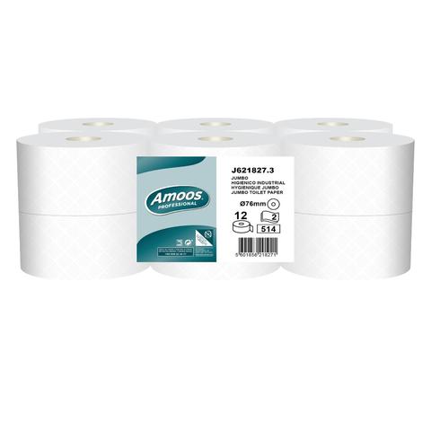 Papel higiénico Rollo AMOOS 180m