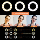 Trípode Argom con prensa para celular con aro de luz