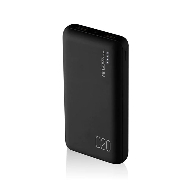 Batería Portable Argom C20 20000MAH Negra ARG-PB-1145BK