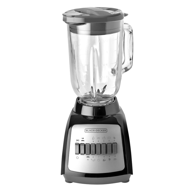 Licuadora Black & Decker jarra vidrio + 2 picadores  BLBD210gb-2g