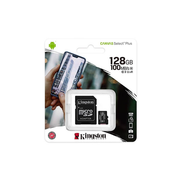 Memoria Kingston Micro SD 128GB Clase 10