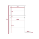 Escritorio para PC con porta teclado